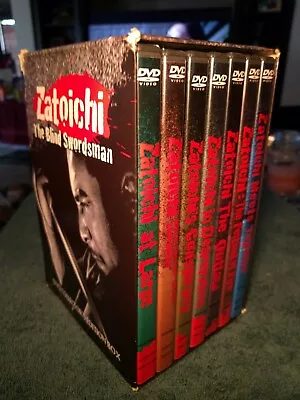 Zatoichi The Blind Swordsman DVD Box Set Animeigo 7 Discs Shintaro Katsu Samurai • $84.99