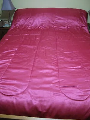 Vintage Pink Satin Reversible Comforter- -Full/Double • $100