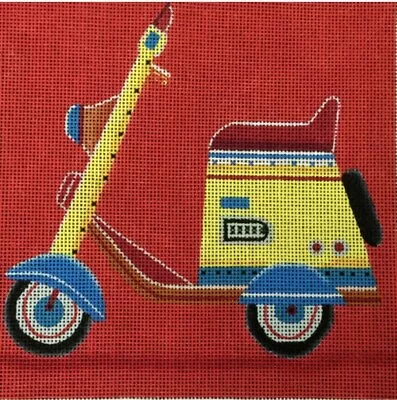 SCOOTER   Handpainted Needlepoint Canvas By Maggie • $19.99