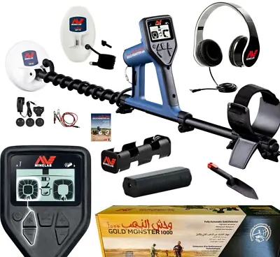 Minelab GOLD MONSTER 1000 Metal Detector W/ 2-Coils Headphone + More New Sealed • $949