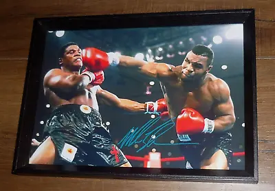 $49.99 • Buy Mike Tyson Boxing Iron Mike Signed Photo Image Framed UV Protected