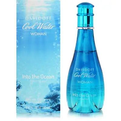 COOL WATER INTO THE OCEAN By Davidoff Perfume Women 3.3 / 3.4 Oz Edt New In Box • $27.95