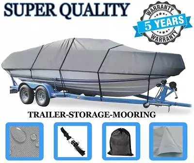 Grey Boat Cover For Maxum 1800 Xb / 1804 Pc O/b 1989 1990 1991 1992 • $173.05