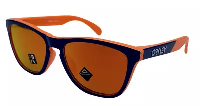 Oakley Frogskins 50/50 Prizm Ruby Lens Orange Navy Sunglasses OO9245-92 54 • $89.95