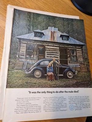$3 • Buy 1972 Volkswagen Vintage Magazine Print Advertisement