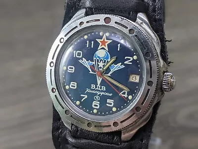 Vostok Komandirskie Military Soviet Watch CCCP USSR Wostok Army Serviced Ukraine • $7