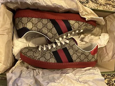 Gucci Ace Sneakers Men 9G / 10 US • $395