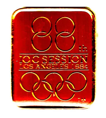 1984 LOS ANGELES XXVIIrd SUMMER OLYMPIC GAMES IOOC SESSION PIN • $35