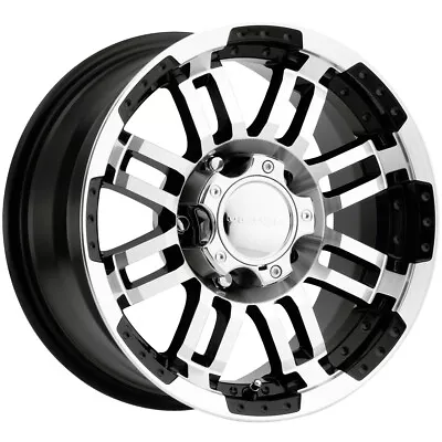 Vision 375 Warrior 16x8 5x135 +0mm Black/Machined Wheel Rim 16  Inch • $139.99
