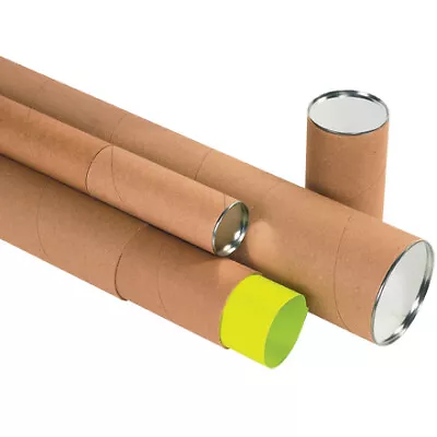 25-Pack: 2x36  Heavy-duty Kraft Premium Telescoping Tubes W/ Flush Joint Cap • $158.03