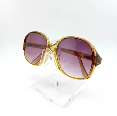 Vintage Zeiss 3196 2353 Yellow/purple Oversized Sunglasses • $40