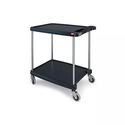 Metro MY2030-24BL Metro My Cart™ Utility Cart With Chrome Posts 2 Shelf • $377.81