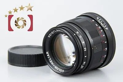 Voigtlander COLOR-HELIAR 75mm F/2.5 MC Black L39 LTM Leica Thread Mount Lens • $288.15