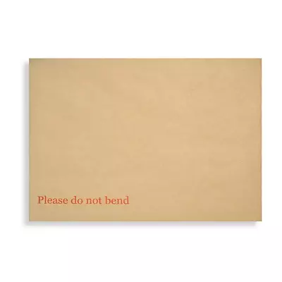 QTY 10 A4 Do Not Bend Hard Card Board Backed Envelopes C4 Manilla 324mm X 229mm • £3.95