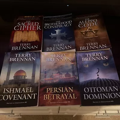 Terry Brennan Book Lot Empires Of Armageddon Trilogy Jerusalem Prophecies • $35