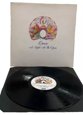 Queen A Night At The Opera Emtc 103 1975  Yax 5063-2  Blairs  Vinyl Lp Record • £15