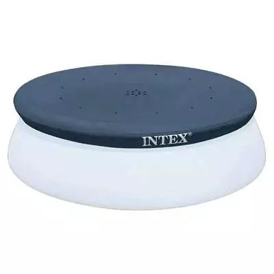 Intex 10 Ft Easy Set Round Above Ground Pool Vinyl Debris Cover Blue (Open Box) • $10.30