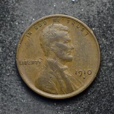 1910-S Lincoln Wheat Cent Damaged (bb13729) • $12