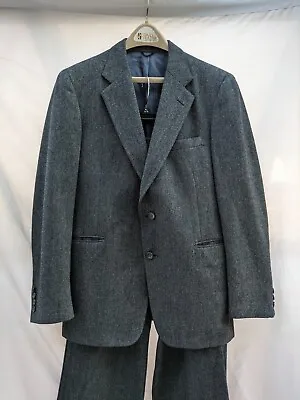 Vintage Jos. A. Bank Grey Tweed 2 Piece Suit • $97