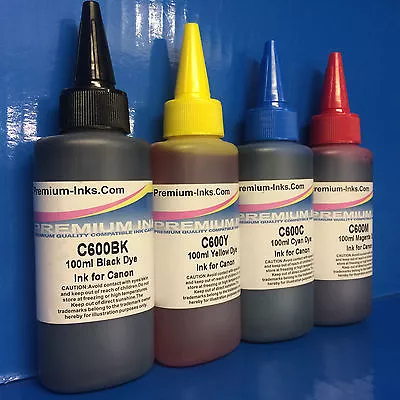 £11.49 • Buy 400ml Printer Refill INK For Canon Pixma Mg 2150 Mg 2200 Mg 2250 Mg 3150 Mg 3250