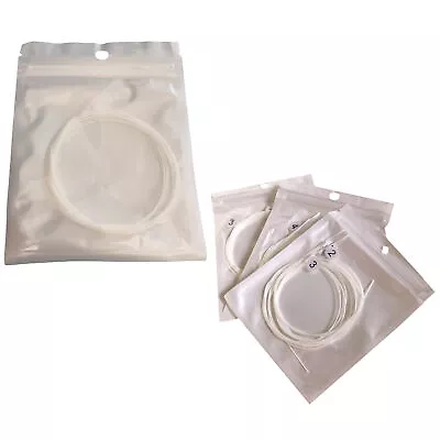 4Pcs/Set Ukulele Strings For Tenor And Soprano White Nylon Strings Replacement • $19.69