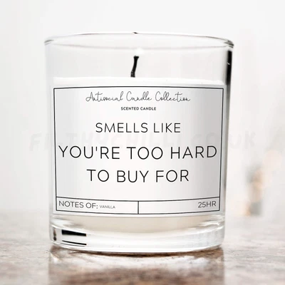 Funny Rude Candles Hard To Buy For Gift For Friend Fathers Day Gift For Her Him • £2.99