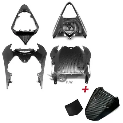 For Yamaha YZF R6 2008-2016 4 Upper Lower Rear Tail Section Fairing Carbon Fiber • $249.90