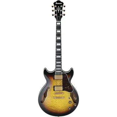 Ibanez AM93QM Artcore Expressionist Electric Guitar Antique Yellow Sunburst • $699.99