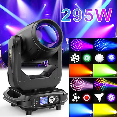 295W 14R Beam Moving Head Light RGBW Gobo 8+24 Prism Stage Lighting DJ Disco DMX • $341.99