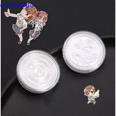 1PC Misaka Mikoto Anime Cosplay Commemorative Coin Metal Coin Collection Gift • $15.99