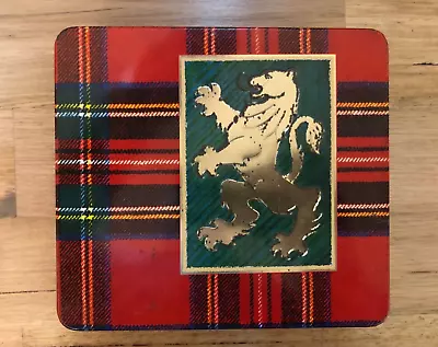 Vintage Dundee Scottish Tartan Shortbread TIN • $11