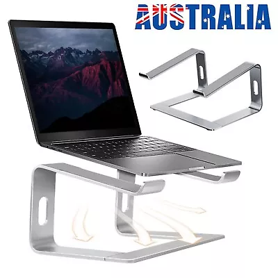 Aluminum Laptop Stand Portable Ergonomic Tray Holder Cooling Riser For Notebook • $22.99