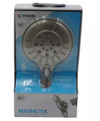 Moen 26112SRN Engage Magnetix Chrome Six-Function Spot Resist Hand Shower Head • $34.99