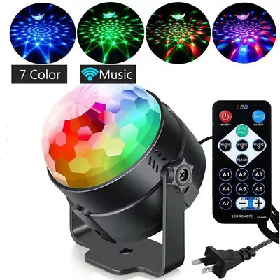 Portable Mini RGB Led Stage Laser Light DJ KTV Projector Disco Party Strobe Lamp • $12.57