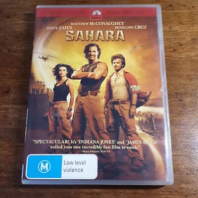 Sahara DVD R4 LIKE NEW FREE POST  • $6.97