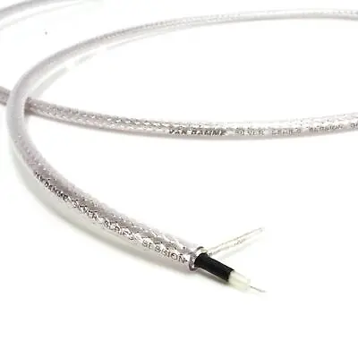 Van Damme Silver Series Session Grade FLAT-Cap 90pF Instrument Cable • $20.71