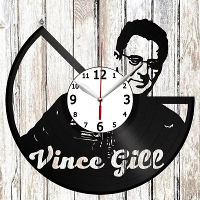 Vince Gill Vinyl Record Wall Clock Handmade Decor Original Gift 5028 • $14.99