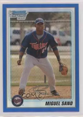 2010 Bowman Chrome Prospects Blue Refractor /150 Miguel Sano #BCP205 • $17.22