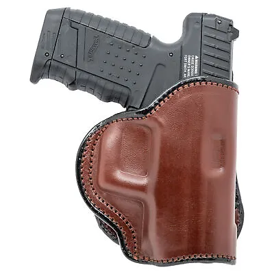 Paddle Holster For Kahr Cw40. Owb Leather Paddle With Adjustable Cant. • $47.95