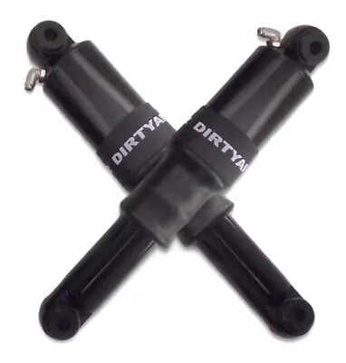 $799.99 • Buy Dirty Air Rear Polish Billet Air Ride Shocks Suspension Pair Harley V-Rod 01-19