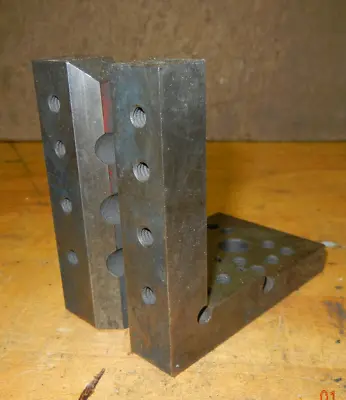 Lot Ru10 Machinist Small Angle Plate With V Groove • $45