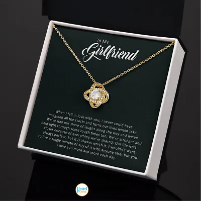 Jewelry Necklace Birthday Love Gift For Girlfriend I Love You More & More -PJ02S • $69.25