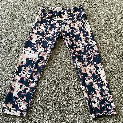 90 Degree By Reflect Womens Black Floral High Rise Skinny Leggings Size Small • $6.99