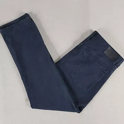 Hugo Boss Maine Jeans Mens 37x31 Blue Regular Fit Stretch Straight Mid Rise  • $39.88