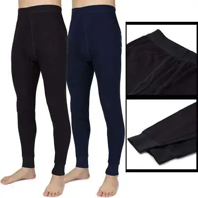 Mens Winter Warm Trousers 100% Cotton Legging Long Johns Warm Underwear L-XXL • $11.15