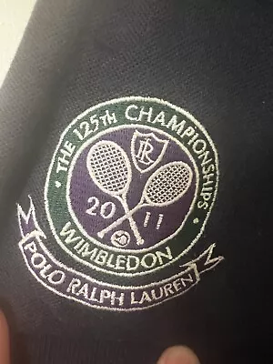 Polo Ralph Lauren Official Wimbledon Polo Shirt Medium 125th Anniversary 2011 • £25