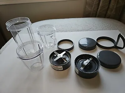 NutriBullet Magic Bullet NB101S Replacement Blades Cups And Caps • $25