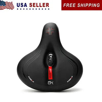 Bike Saddle Hollow Comfort Wide Big Bum Soft Gel Pad Oversize Air Cushion • $19.99