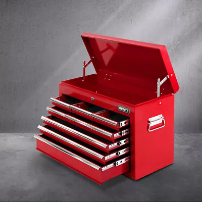 Giantz 9 Drawer Mechanic Tool Box Storage - Red • $129