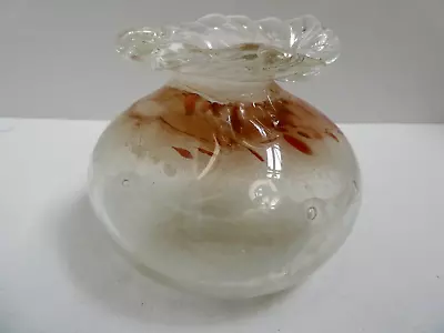 Art Glass Vintage Australian Vase John Walsh Studio Art 1995 • $79